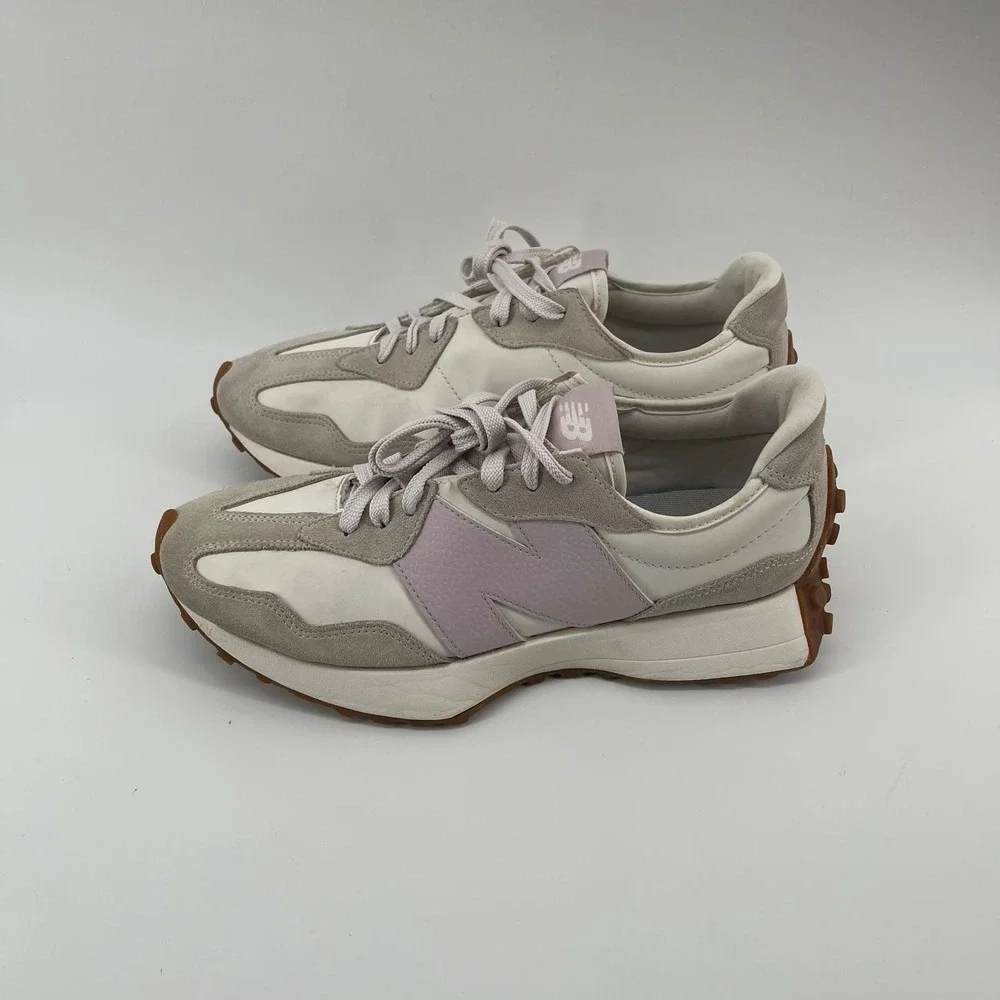 New Balance 327 Moonbeam Lilac Ash Suede Sneakers Womens 10 mens8.5